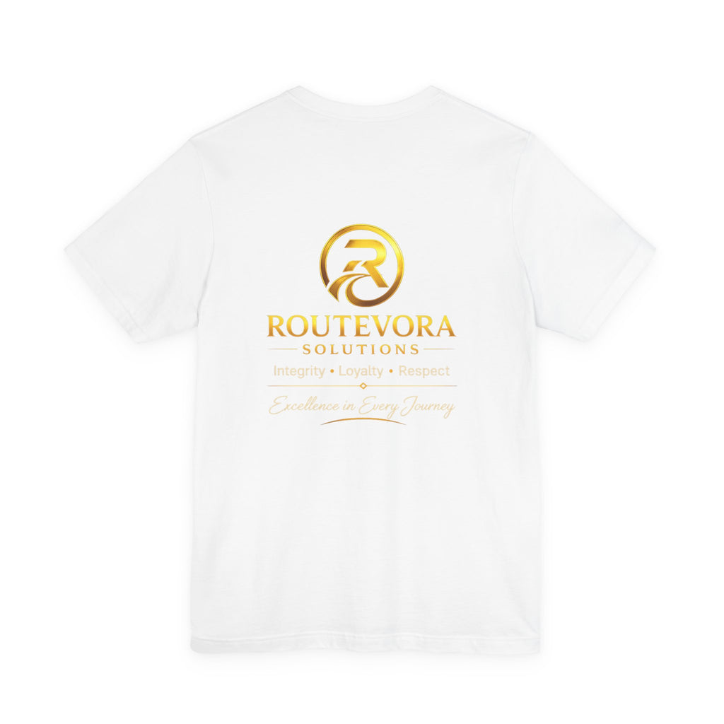 RouteVora™ Signature Tee – Integrity • Loyalty • Respect