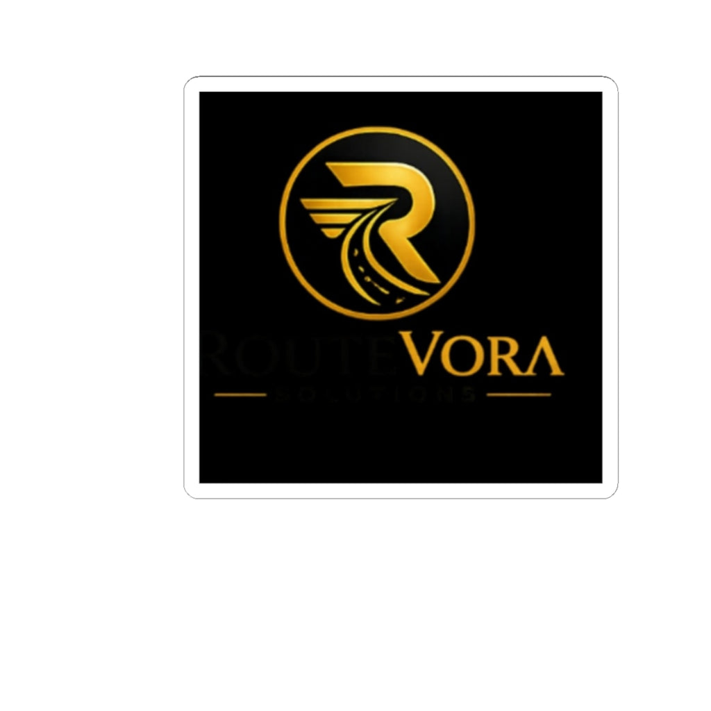 RouteVora Logo Kiss-Cut Sticker – Premium Delivery & Logistics Brand Decal