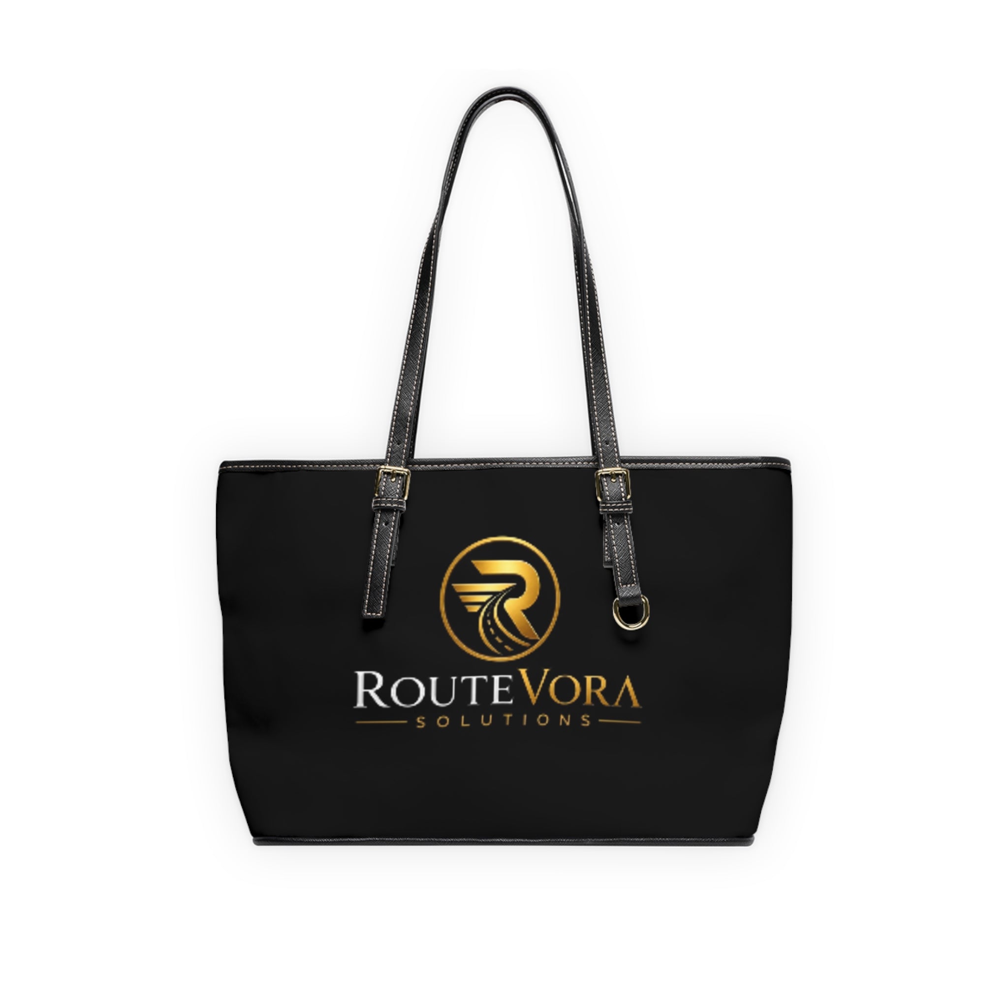 RouteVora Solutions Premium Leather Tote Bag | Elegant Shoulder Bag for Work, Travel & Everyday Use