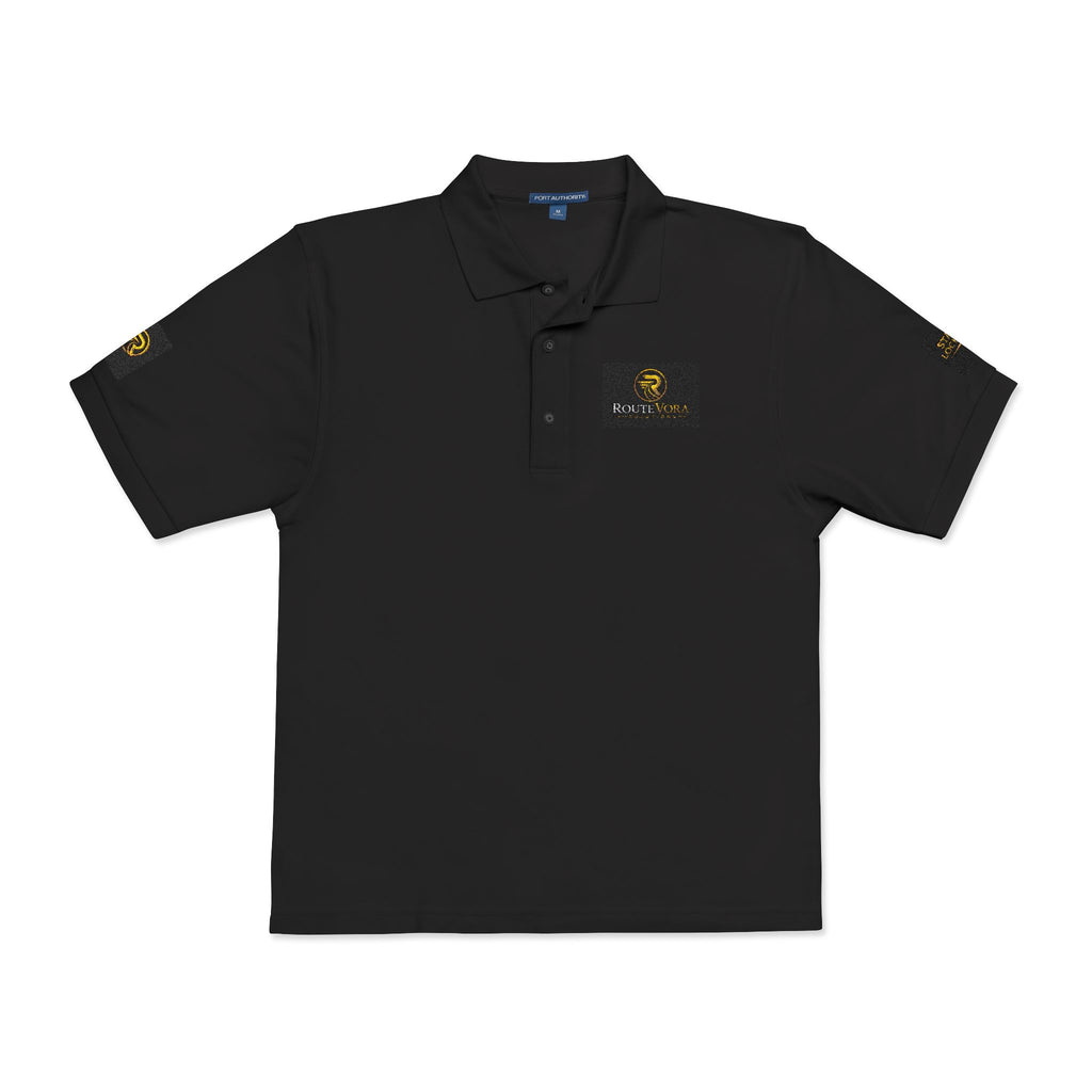 RouteVora Solutions Embroidered Polo Shirt – Transportation, Courier & Logistics
