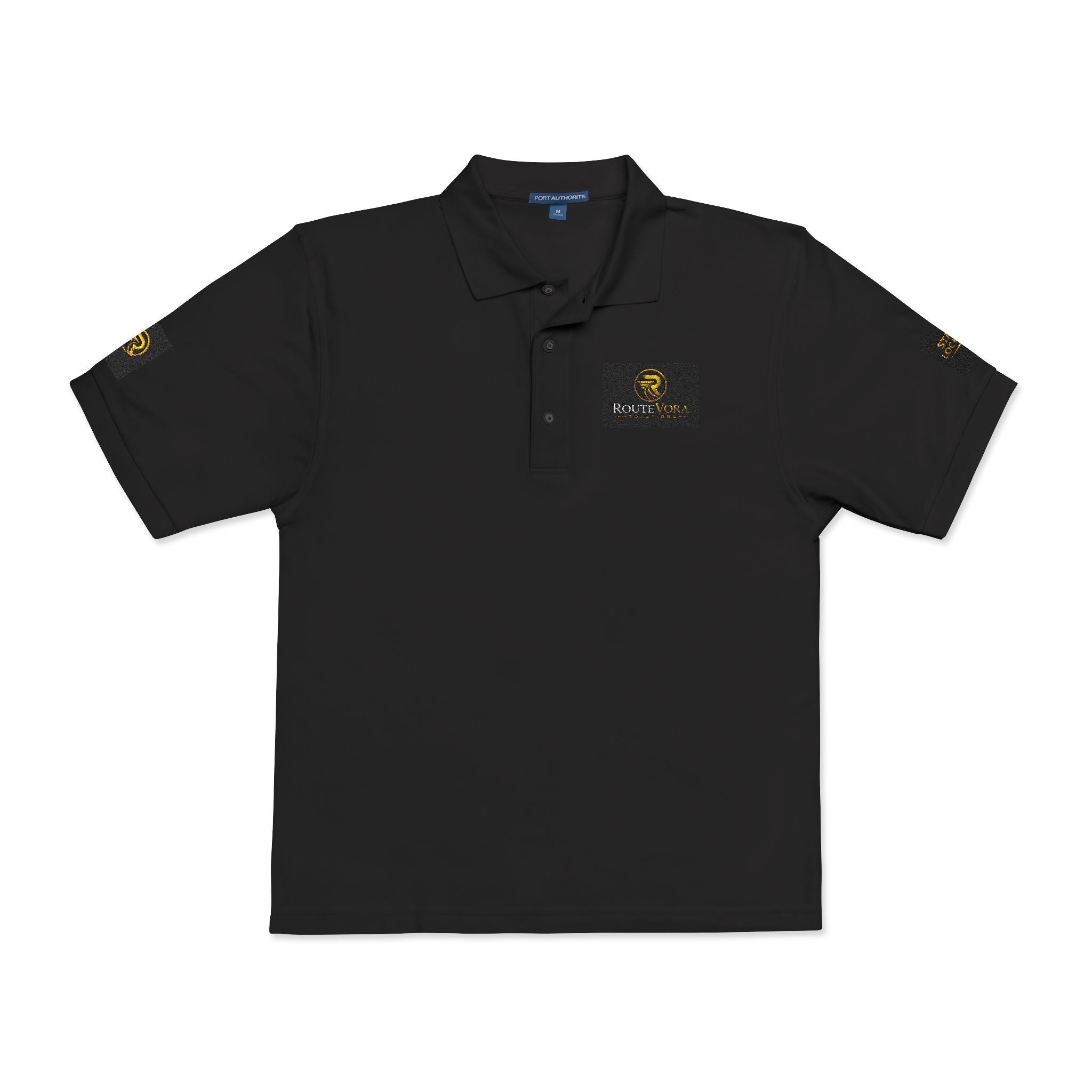 RouteVora Solutions Embroidered Polo Shirt – Transportation, Courier & Logistics