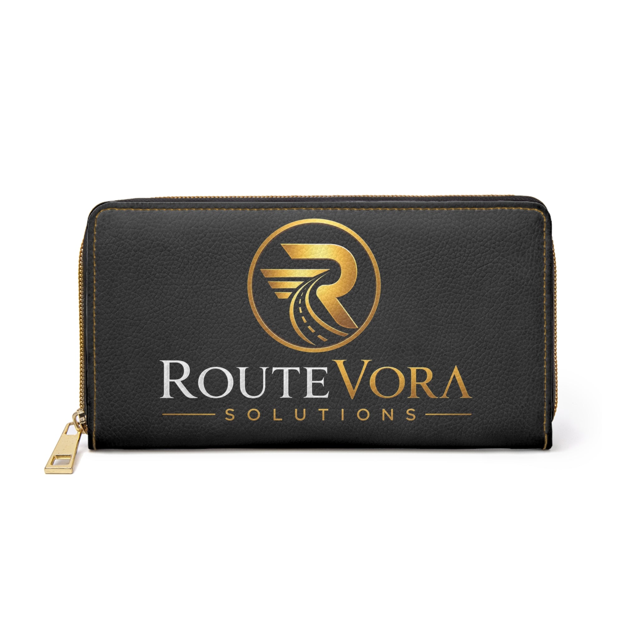 RouteVora Solutions Premium Zip Wallet | RFID-Style Travel Wallet for Cards, Cash & Everyday Use