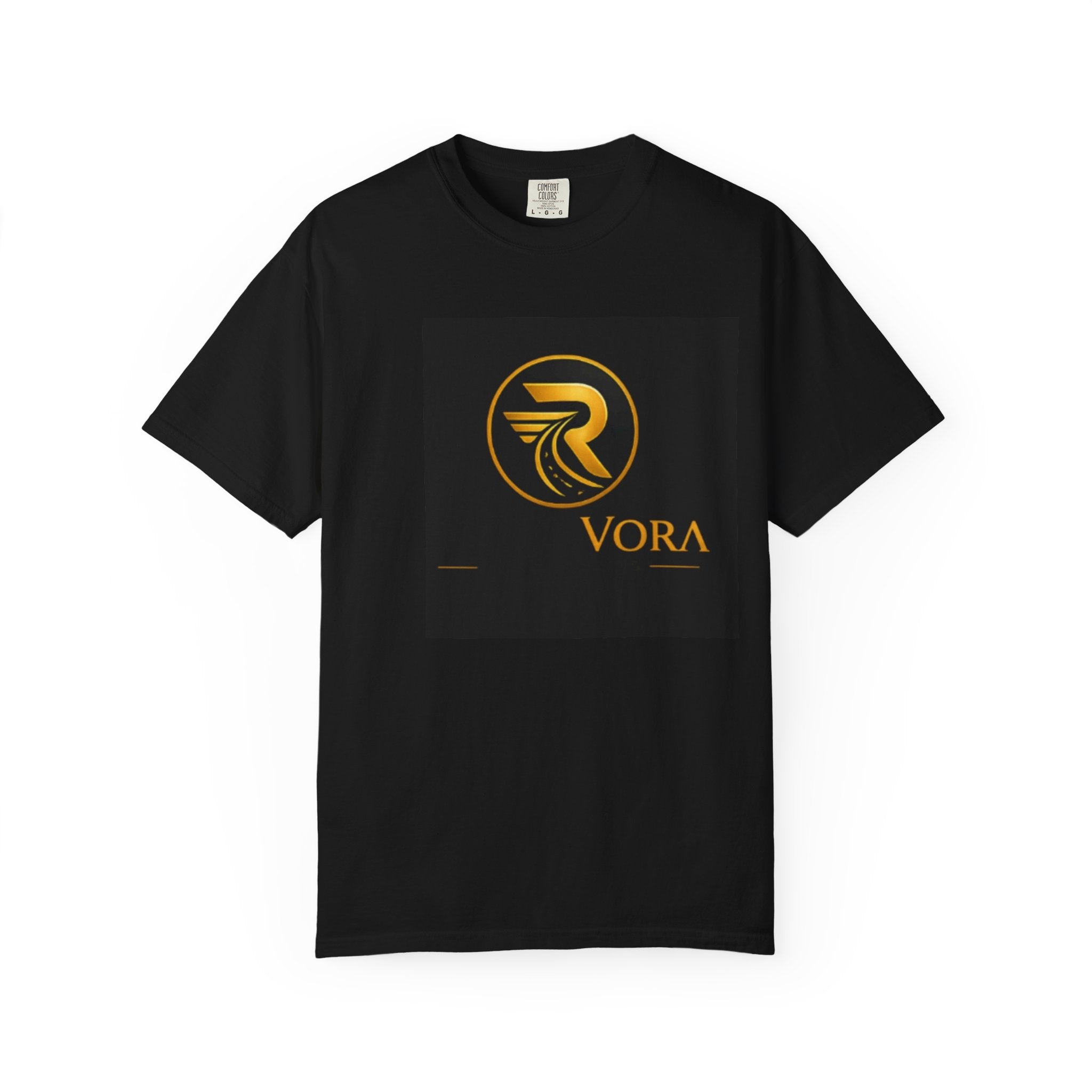RouteVora Premium Logo T-Shirt  Unisex Garment-Dyed Tee Soft Cotton Casual Shirt Business & Travel Lifestyle Apparel