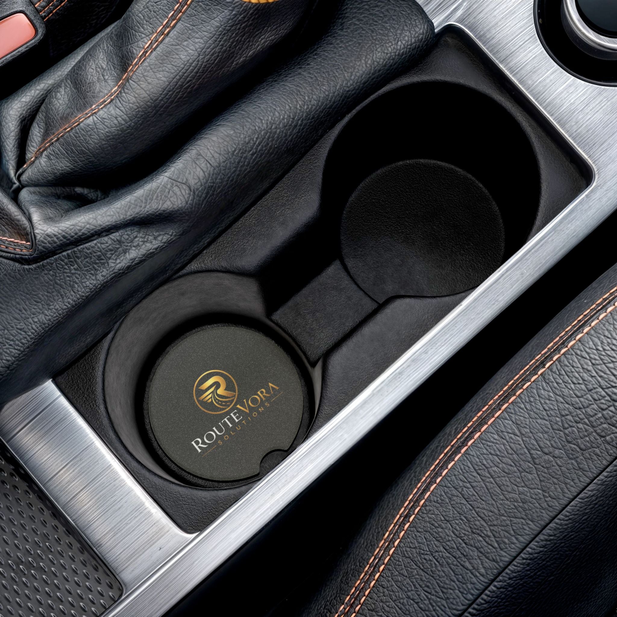 RouteVora Solutions Premium Car Coaster