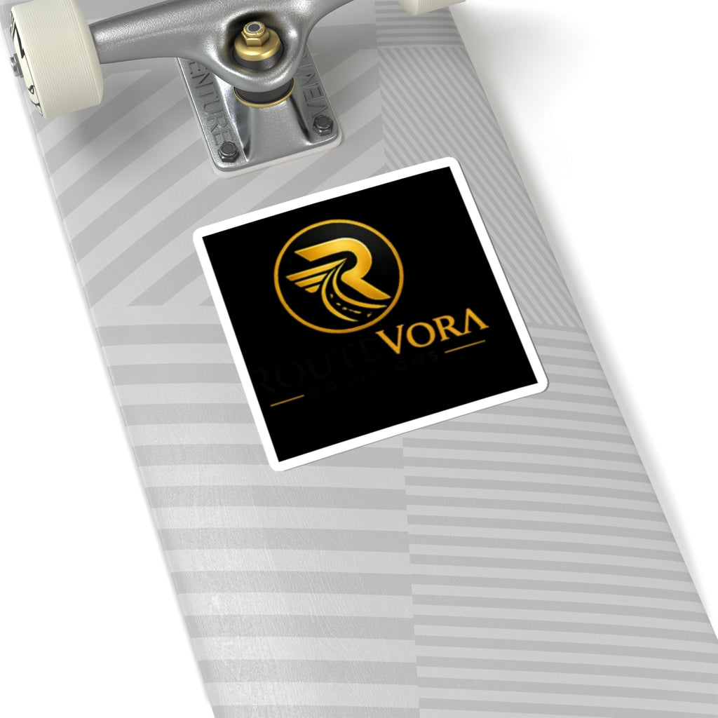 RouteVora Logo Kiss-Cut Sticker – Premium Delivery & Logistics Brand Decal