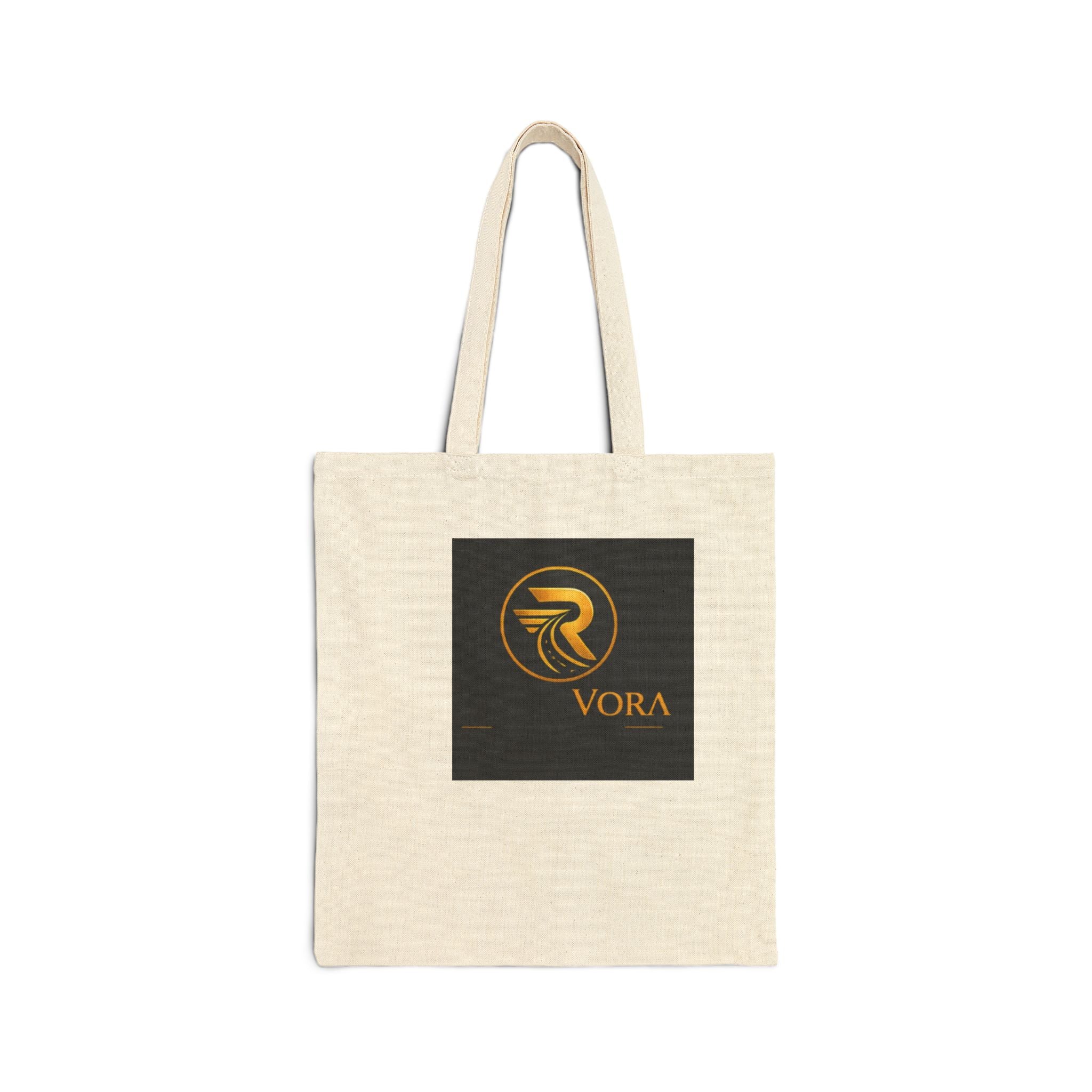 RouteVora Cotton Canvas Tote Bag Eco-Friendly Reusable Shopping Tote