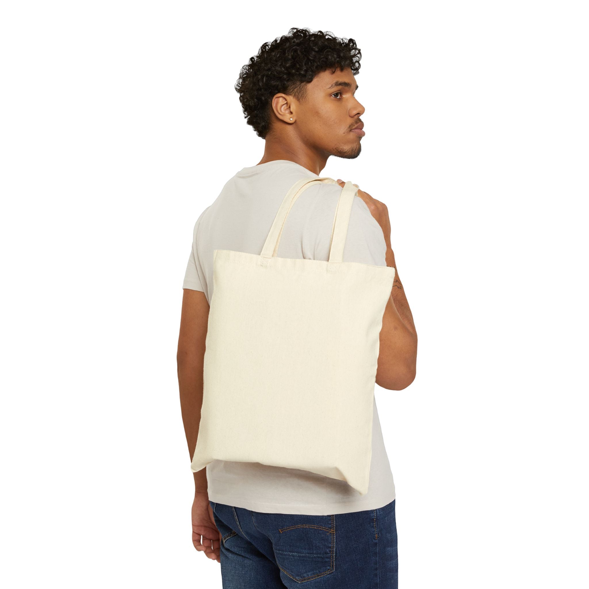 RouteVora Cotton Canvas Tote Bag Eco-Friendly Reusable Shopping Tote