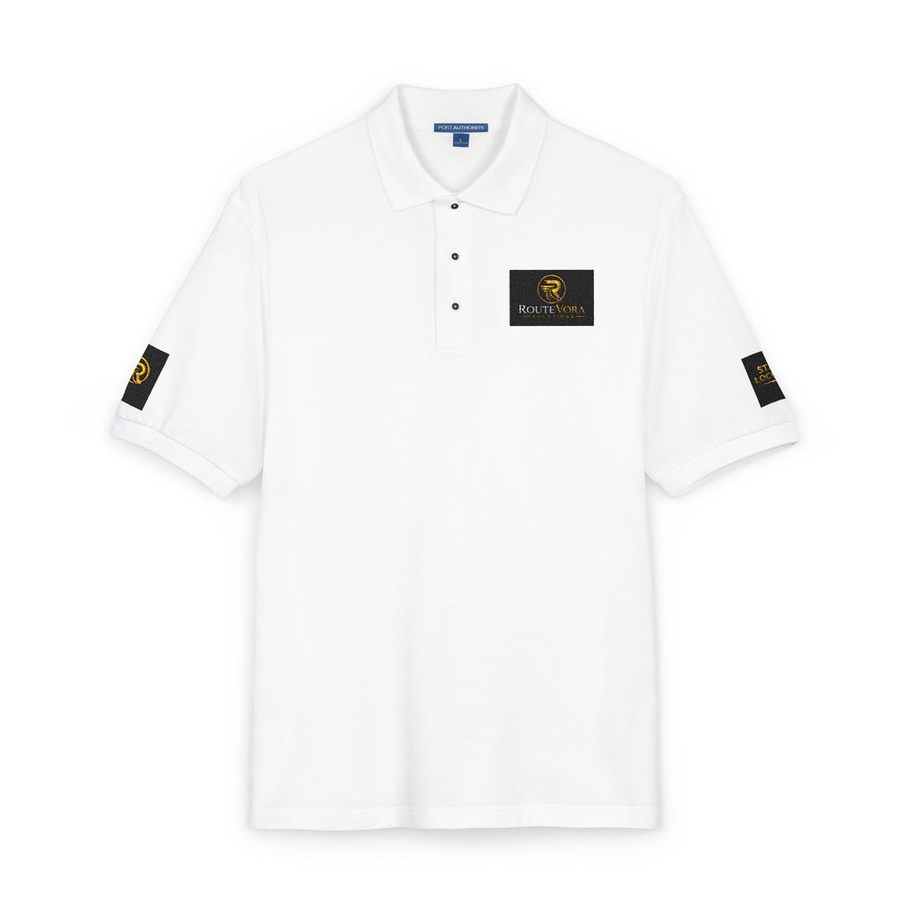 RouteVora Solutions Embroidered Polo Shirt – Transportation, Courier & Logistics