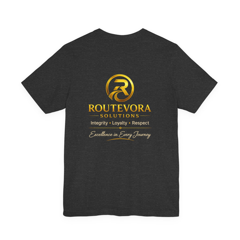 RouteVora™ Signature Tee – Integrity • Loyalty • Respect